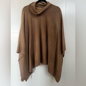 Khaki/Tan Poncho Sweater